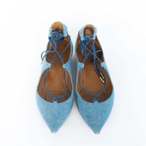 Aquazzura Christy Flats- Size 36.5 - Picture 2 of 7